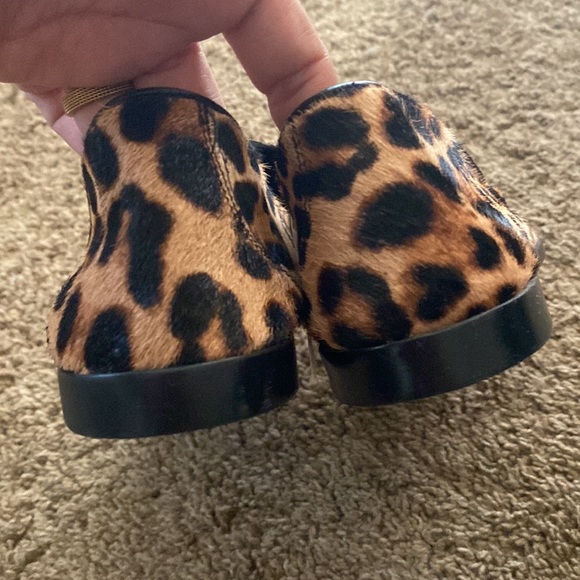 ZARA | NWT Leopard Calf-Skin Loafers - Picture 3 of 9